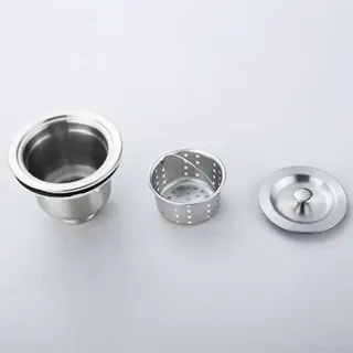 Bouchon vidange évier acier inoxydable SUS304 passoire panier amovible…