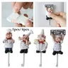 Crochets muraux adhésifs chefs dessin animé souriants… – vue 2
