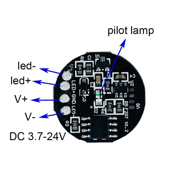 Contrôleur de gradation de lumière LED – vue 2
