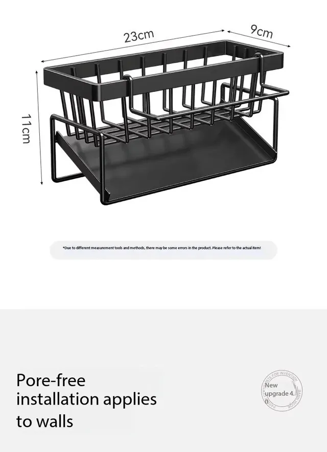 Étagère de rangement d'épices de cuisine avec égouttoir – vue 6