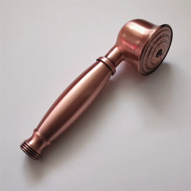Pommeau douche main antique laiton cuivre brossé rond… – vue 2
