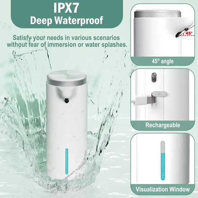 Distributeur automatique de savon sans contact – vue 3