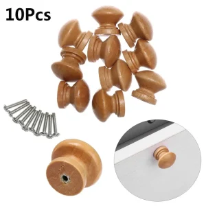Bouton d’armoire rond en bois naturel, poignée de nervure de porte MELWardrobe, quincaillerie de meubles, 10 pièces/lot Bouton d’armoire rond en bois naturel, poignée de nervure de porte MELWardrobe, quincaillerie de meubles, 10 pièces/lot