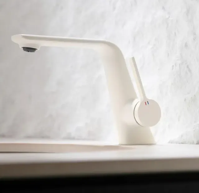 Robinet de lavabo de salle de bains moderne en laiton… – vue 3