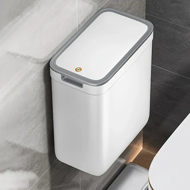 [Peutre de salle de bain sans contact] poubelle de salle… – vue 5