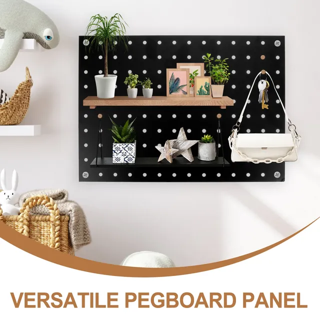 Panneau mural en métal noir – vue 3