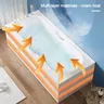 Baignoire autoportante acrylique blanche brillante… – vue 3