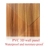 Panneaux muraux 3D en PVC – Paroi de fond texturée imperméable, parfaits pour une décoration élégante de la maison et des designs d&rsquo;intérieur modernes