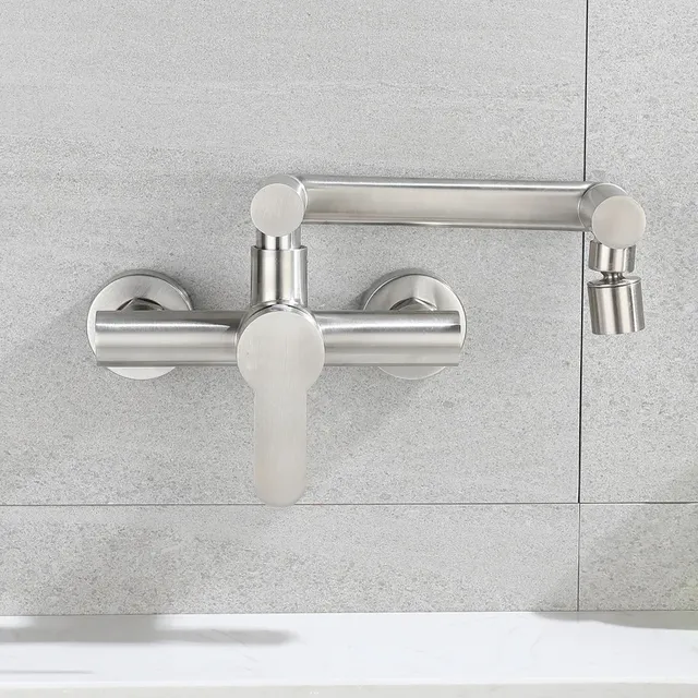 Robinet de lavabo pliable en acier inoxydable – vue 5