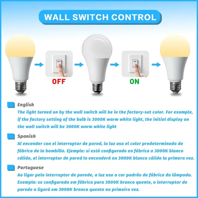 Ampoule LED RGB E27 – vue 6