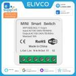 EWeLink 16A Mini bricolage Wifi commutateur intelligent prise en charge contrôle bidirectionnel maison intelligente Otomasi Bekerja Alexa Google Assistant télécommande