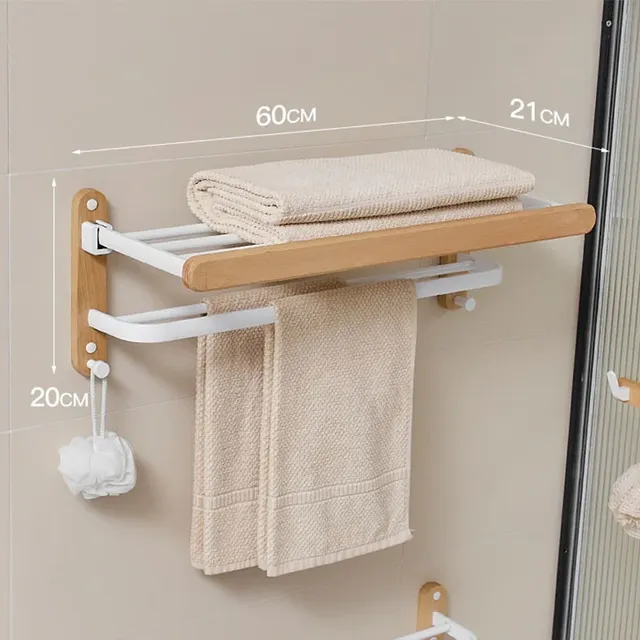 Ensemble rangement mural gain place porte serviettes… – vue 4