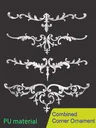 Appliques angle moulures baroque rococo volutes feuilles… – vue 1