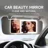 Miroir de maquillage LED pour voiture avec loupe – vue 1