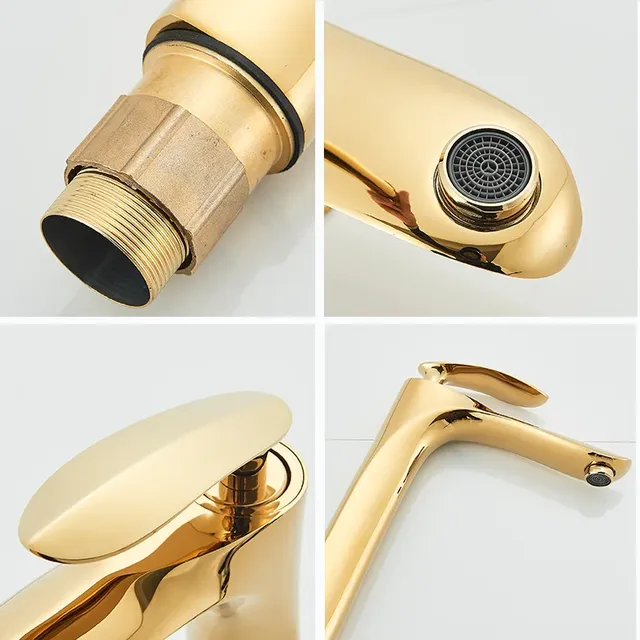 Golden HOBasin-Robinet d'évier en acier inoxydable 304 à… – vue 5
