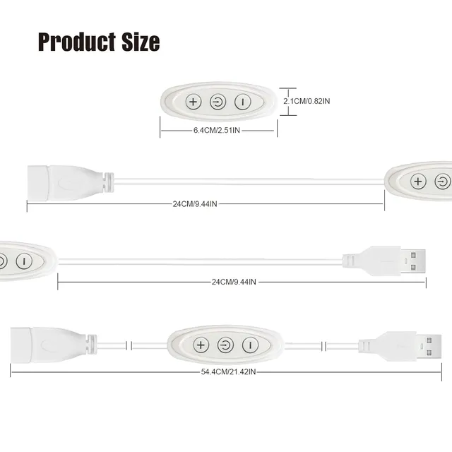 Variateur usb connecteur mâle femelle 5v 2a gradation… – vue 4