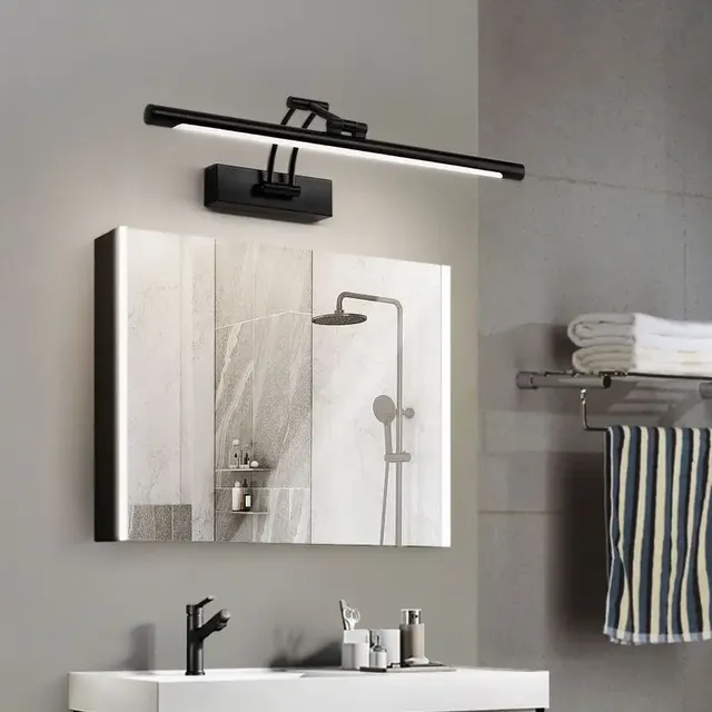 QUASHION salle de bain miroir applique LED métal pliable… – vue 3