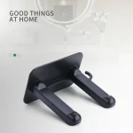 Support mural pour sèche-linge de salle de bain, étagère de rangement pour sèche-cheveux, support de toilette, poinçonnage gratuit