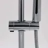 Support coulissant réglable rotatif plastique ABS chrome… – vue 3