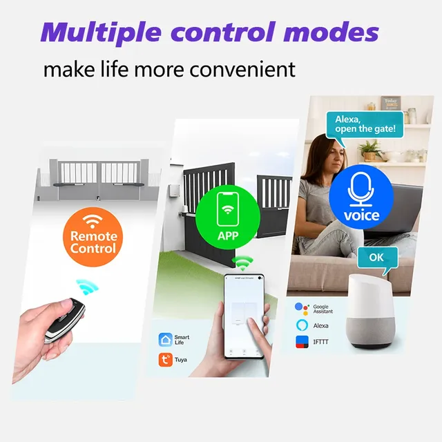 RF TUYA WiFi commutateur intelligent DC 12V 24V 48V 2CH… – vue 3