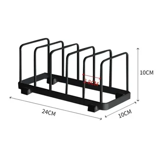 Support vaisselle inoxydable vertical compact antirouille revêtu noir…