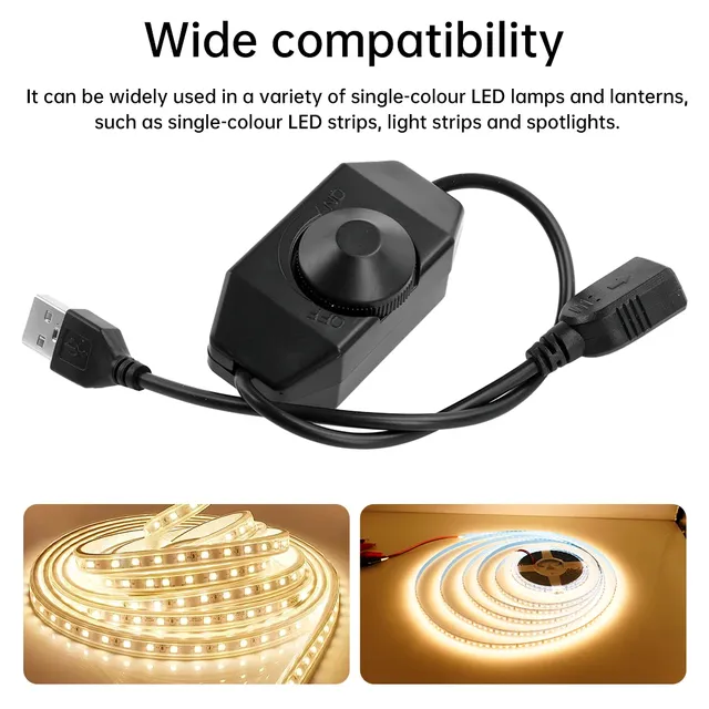 DC12-24V LED variateur 2A bouton LED variateur… – vue 3