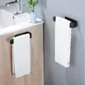 Porte serviettes mural auto adhésif sans perçage acier… – vue 2