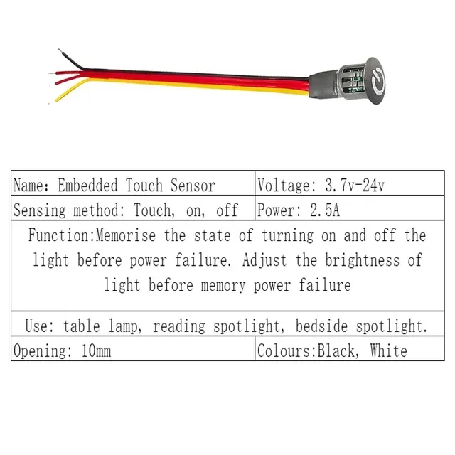 Gradateur LED à capteur tactile – vue 3