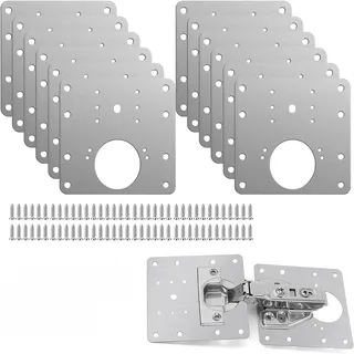 Kit de plaque de réparation de charnières d'armoire