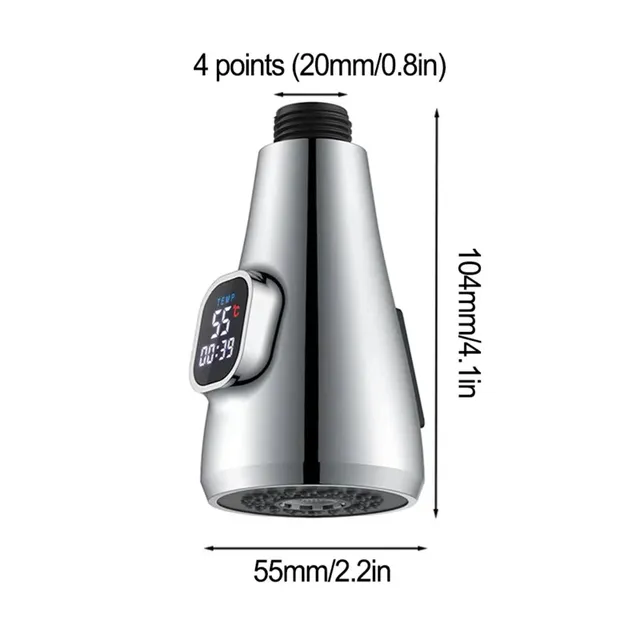 Tête de remplacement de robinet extractible de cuisine – vue 4