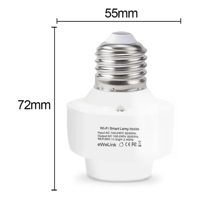 Douille d'ampoule WiFi Tuya – vue 6