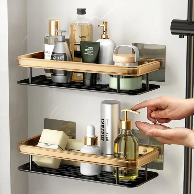 Support mural de rangement pour salle de bain – vue 2