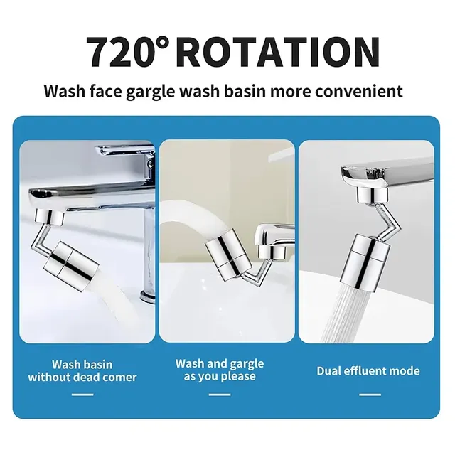 Adaptateur d'extension de robinet de lavabo universel à… – vue 5