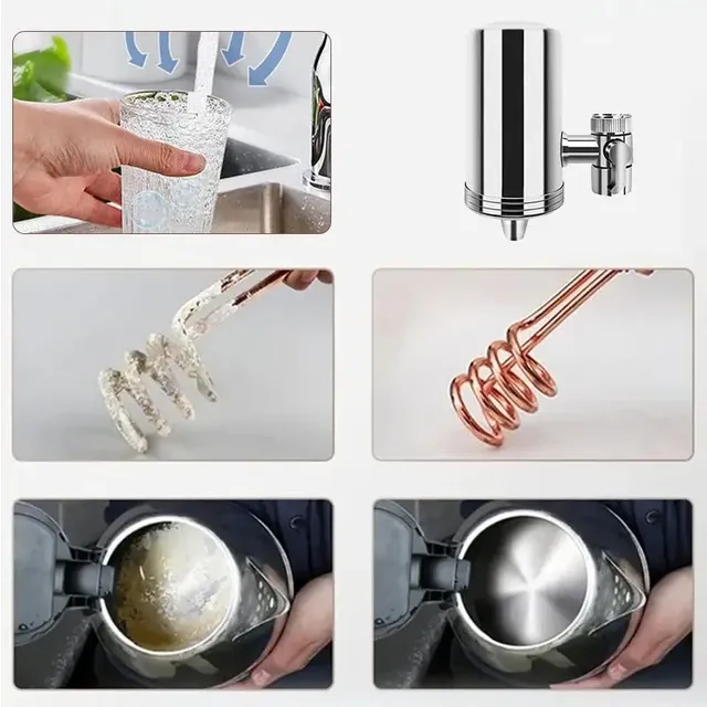 Purificateur d'eau de robinet en acier inoxydable – vue 2
