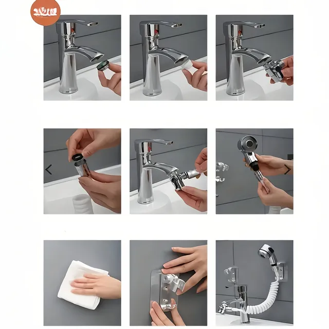 Ensemble de douche en plastique moderne – vue 6