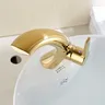 Becola Moderne Robinet de Bassin En Laiton Or Salle De… – vue 6