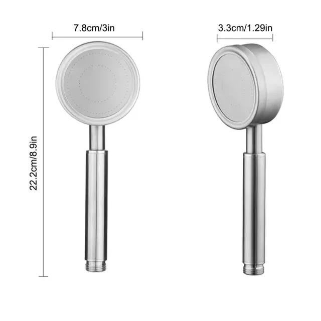 Pommeau de douche à main en acier inoxydable – vue 4