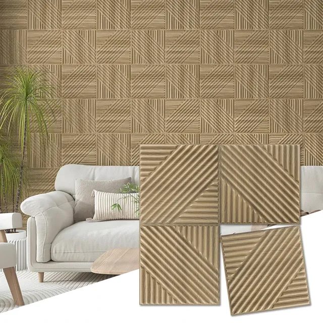 10 pièces panneau mural 3D décor mural intérieur – vue 2
