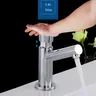 Robinet lavabo monocommande monotrou tactile pression… – vue 3