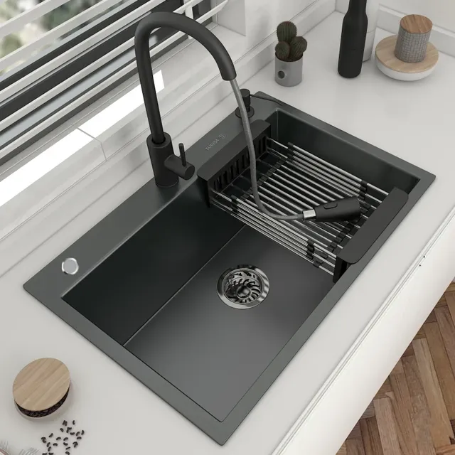 Évier de cuisine en acier inoxydable 304 – vue 2