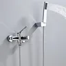 Mitigeur mural bain douche contemporain angulaire métal… – vue 4