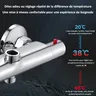 Mitigeur thermostatique douche mural laiton chromé… – vue 6