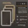 Miroir de salle de bain intelligent LED miroir de salle… – vue 6