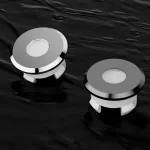 Nouveau couvercle de trop-plein d&rsquo;évier en acier inoxydable, rond de remplacement, couvercle de trou d&rsquo;évier, bouchon de vidange de baignoire, fournitures de cuisine et de salle de bains