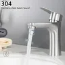 Mitigeur lavabo monocommande monotrou acier inoxydable… – vue 2