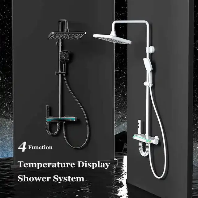 Système de douche numérique pour salle de bain – vue 2