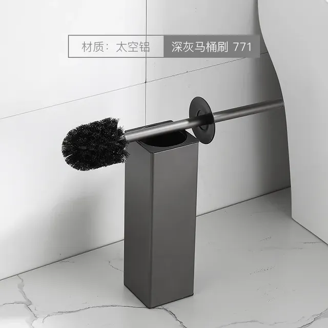 Ensemble de brosses de toilette mural – vue 6