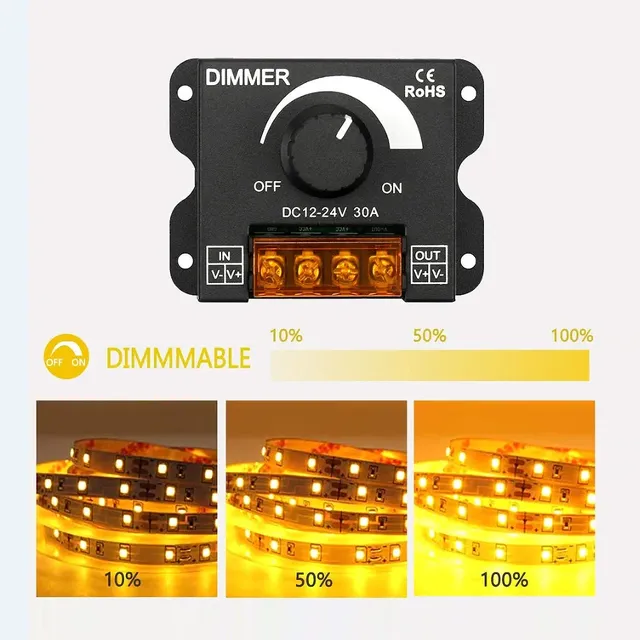 Contrôleur réglable pour lampe à bande LED – vue 4