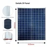 Panneau solaire photovoltaïque 500W/1000W – vue 4