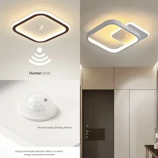 Plafonnier LED intelligent DINDALLED avec capteur de mouvement…
